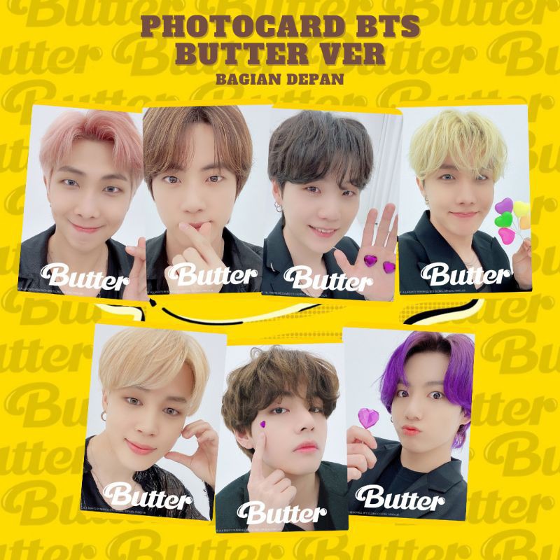 BTS PHOTOCARD BUTTER