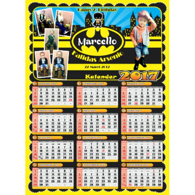 

souvenir kalender, murah bermanfaat