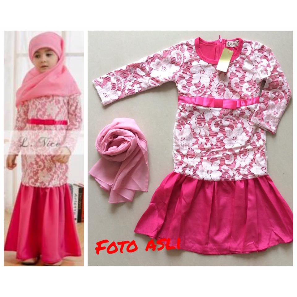 L-NICE - FUSCHIA MERMAID GAMIS