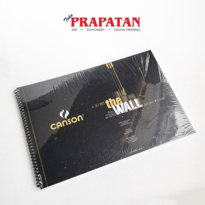 

CANSON THE WALL A3 220GSM SKETCHBOOK 30 SHEETS