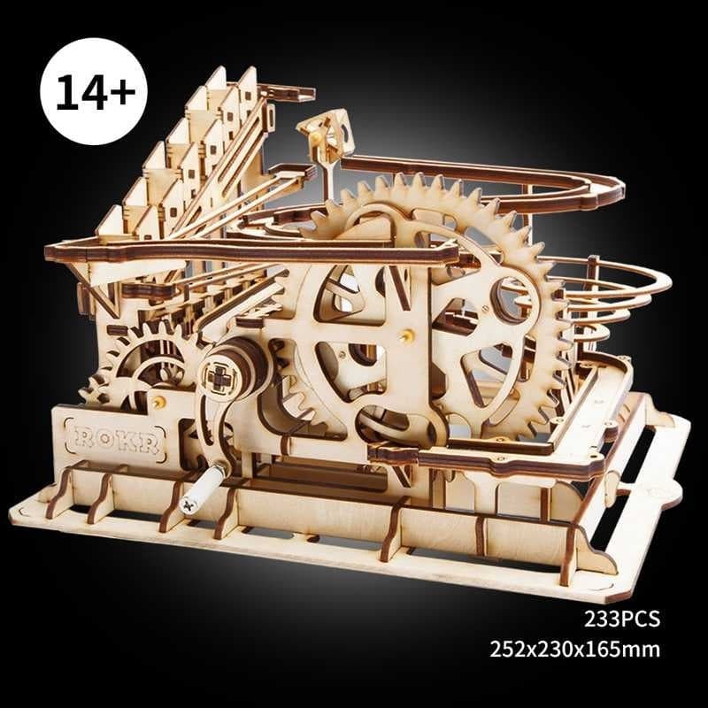 ROLIFE Robotime Magic Crush Marble Run Waterwheel Coaster LG501 Perfect Gift For Your Love One