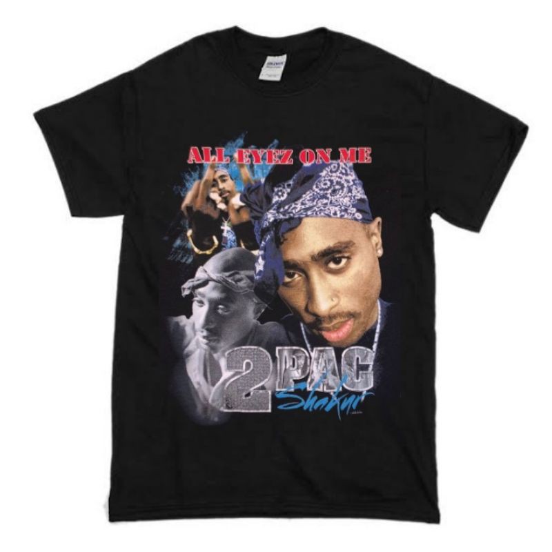 KAOS VINTAGE TUPAC SHAKUR | BOOTEG TUPAC SHAKUR