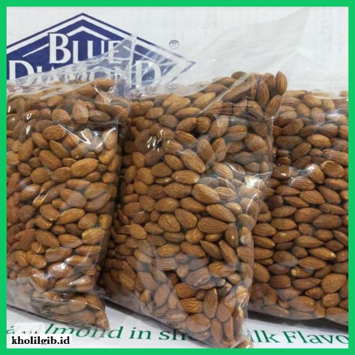 

Makanan-Kering- Kacang Almond Kupas Panggang Organik 1 Kg ( Roasted) -Aneka.