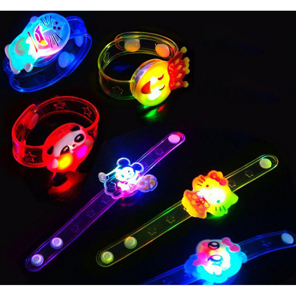 Gelang Kartun Lampu LED Mainan Anak