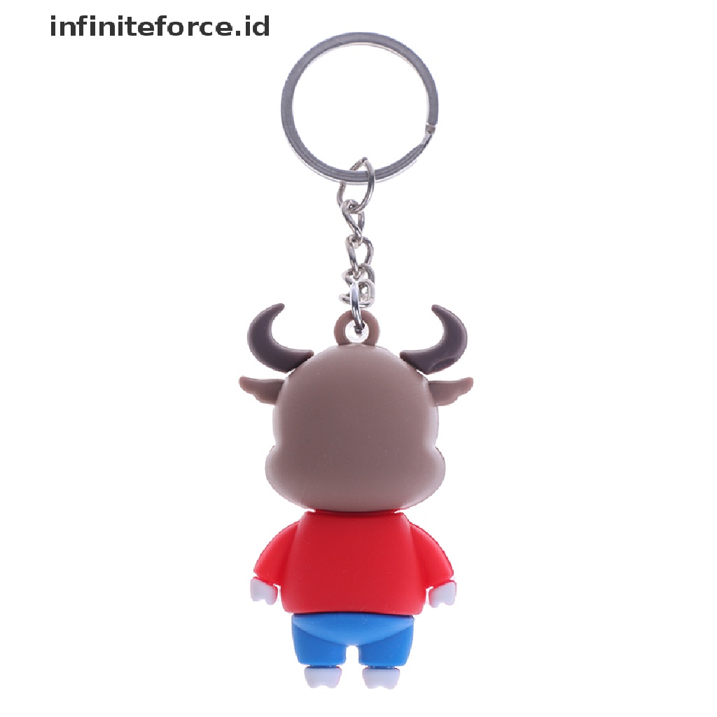 (Infiniteforce.Id) Gantungan Kunci Bentuk Boneka Sapi Tahun 2021