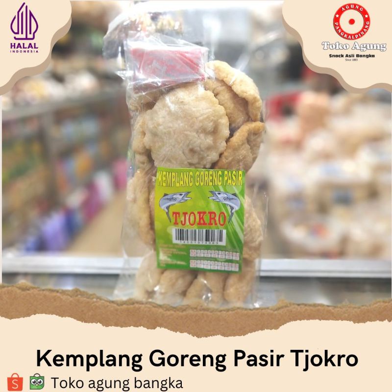 

Snack Kemplang goreng pasir Bangka Tjokro