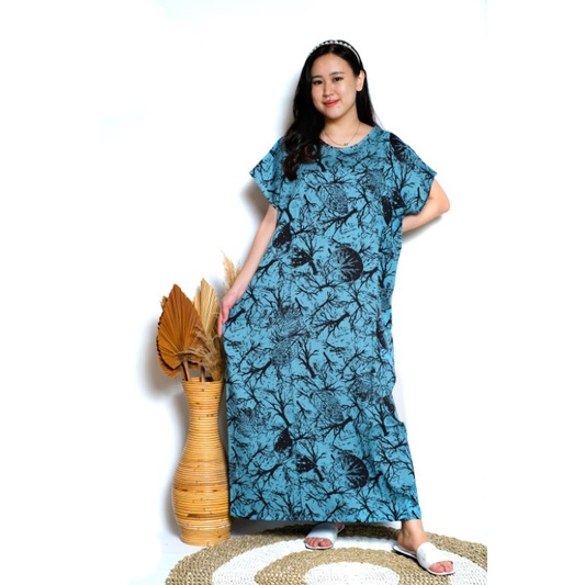 daster bali habel verell panjang semata kaki rayon premium baju tidur murah-K7