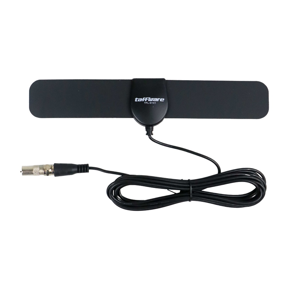 Taffware Antena TV Tabung Dan Digital Indoor DVB-T2 High Gain 25dB - TFL-D141 - Black