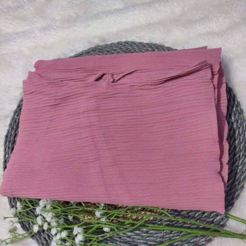 BERGO INSTAN SYIRIA XL plisket lidi(NON PED)-dusty pink