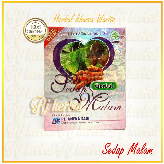 JAMU / OBAT PIL SEDAP MALAM 100% RAMUAN ALAMI SEHAT & AMAN