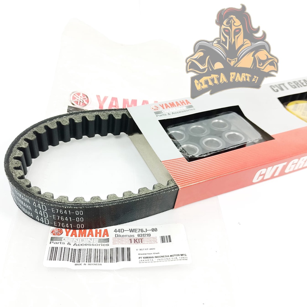 VANBELT V-BELT SET ROLLER YAMAHA 44D XEON KUALITAS ASLI ORIGINAL YAMAHA PRESISI ANTI SELIP AWET DAN DIJAMIN MANTAP XEON KARBU XEON 125 XEON RC