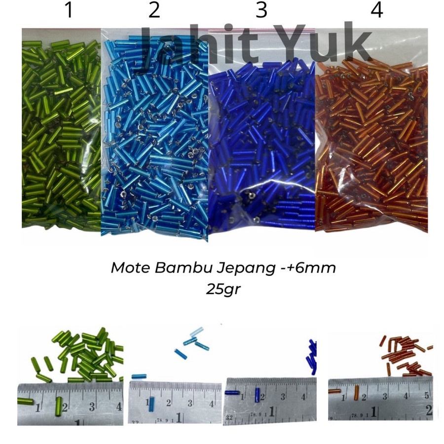 Payet Bambu / Mote Payet Batang Jepang ORIGINAL -+6mm