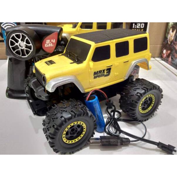 Promo RC 1:20 Mobil Remot control Offroad 2.4 GHz Mobil Jeep Hammer Rdr 1037 Z85P
