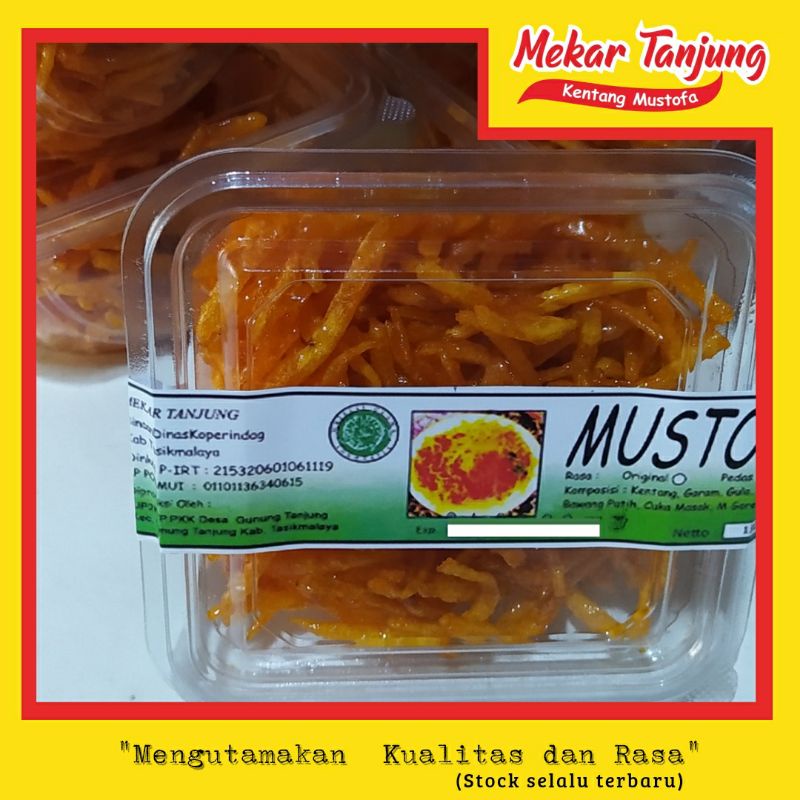 

Kentang Kering Mustofa 130g - Mekar Tanjung - Camilan