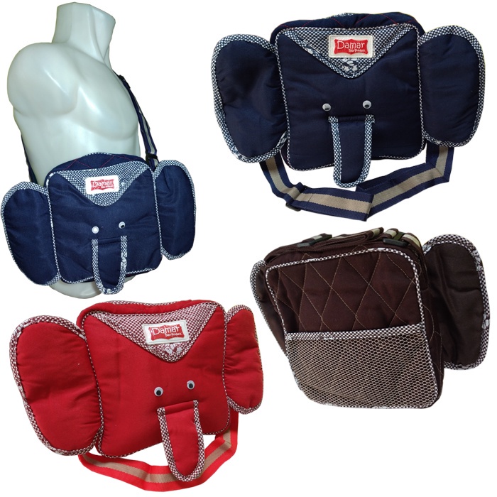 tas bayi kecil motif gajah- tas bayi murah