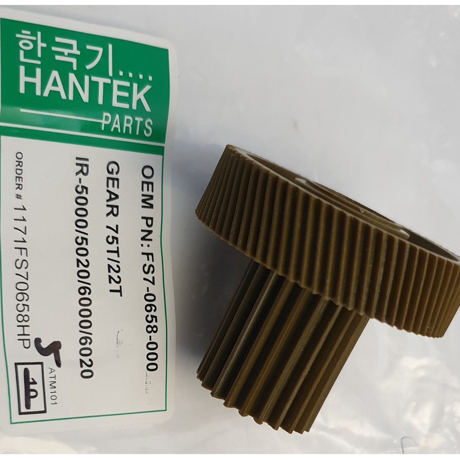 

Gear 75/22T Mesin Fotokopi Canon IR 6000/6020 FS7-0658 Hantek