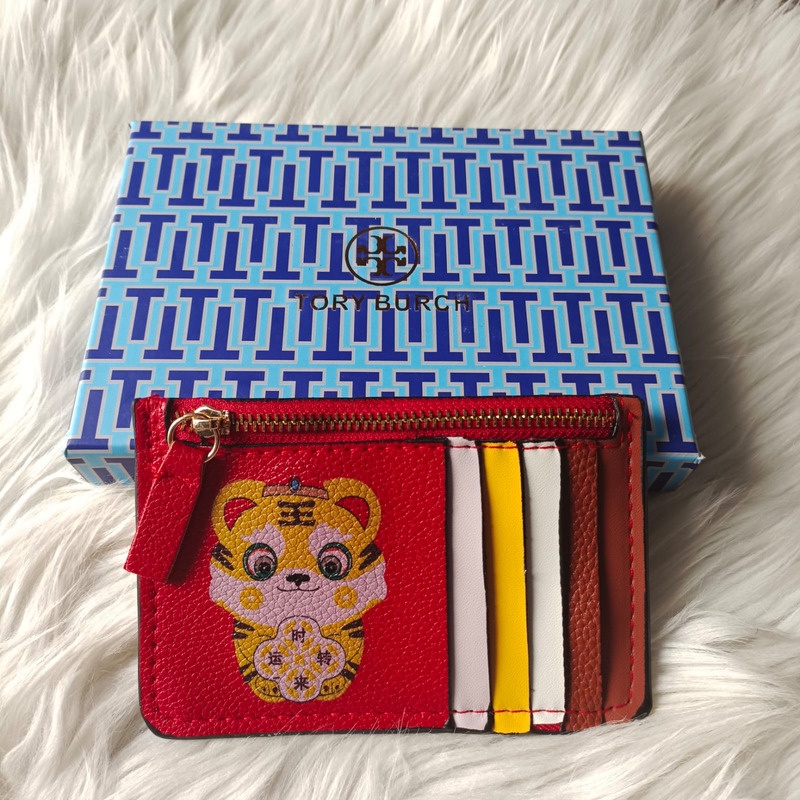 RYX - Tiger Red Dompet Lipat Kartu Wanita Fashion Casual - Ori Import