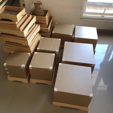 Hantaran Kayu 35x35 Plus Tutup Akrilik Box Kotak Seserahan Kayu Sama Sisi