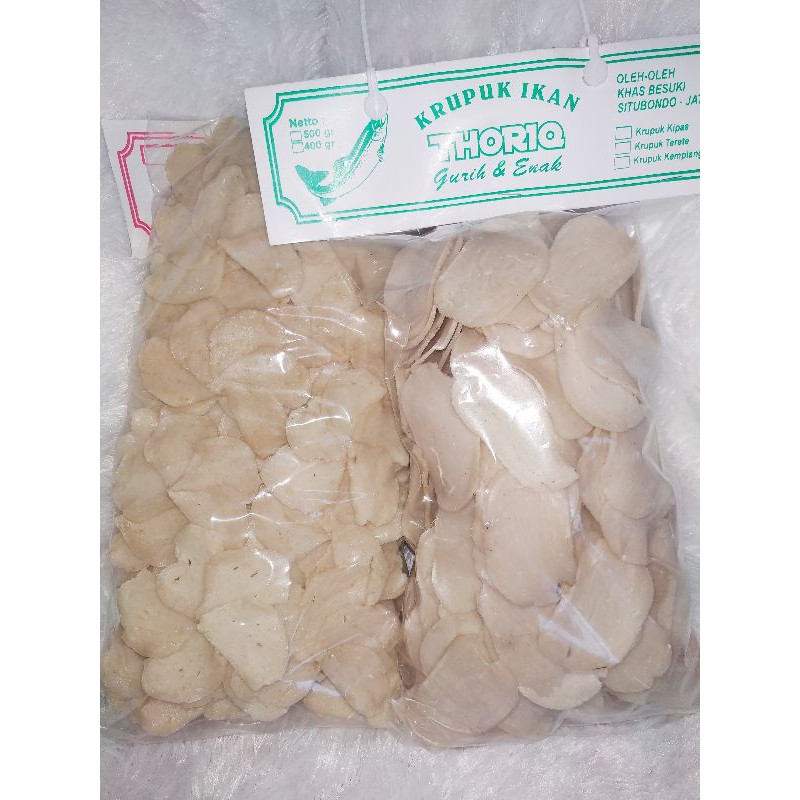 

Kerupuk Ikan Laut Kualitas Super Khas Pesisir Situbondo 500gr