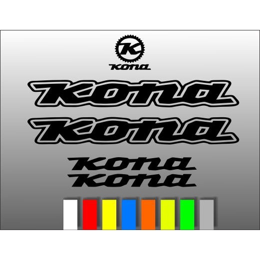 Stiker Frame Sticker Decal Sepeda KONA BISA CUSTOM