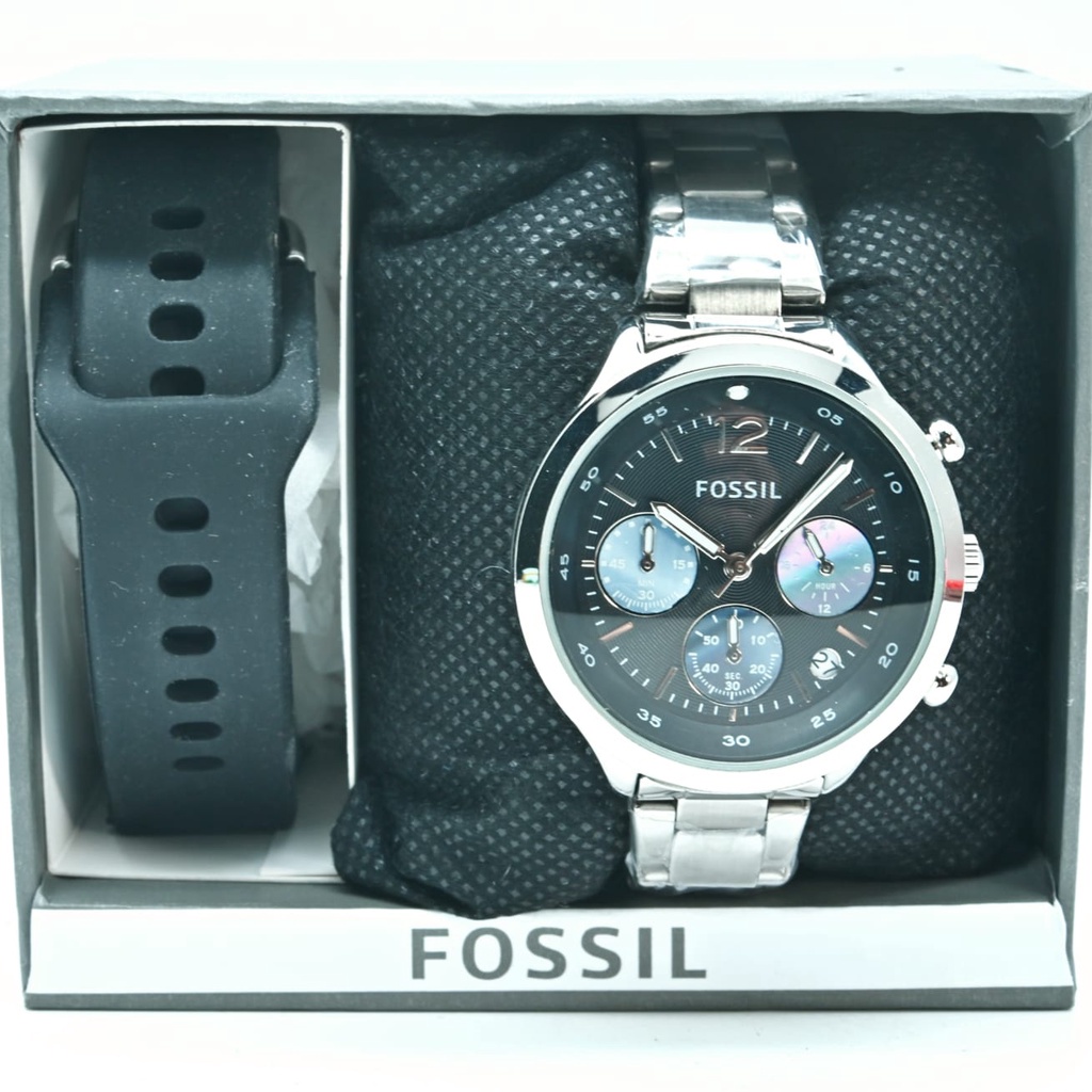 Grosiran Jam Tangan Wanita Psa E6 - 34150 Analog Tali Rantai Chrono Tanggal Aktif Original Garansi 6 Bulan Free Tali Rubber &amp; Baterai Cadangan (BISACOD)