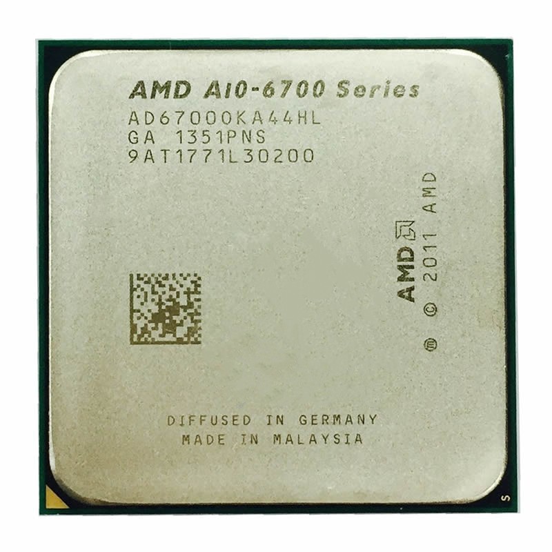 AMD APU A10 Series A10-6700 FM2 3.7GHZ GPU Radeon HD 8670D