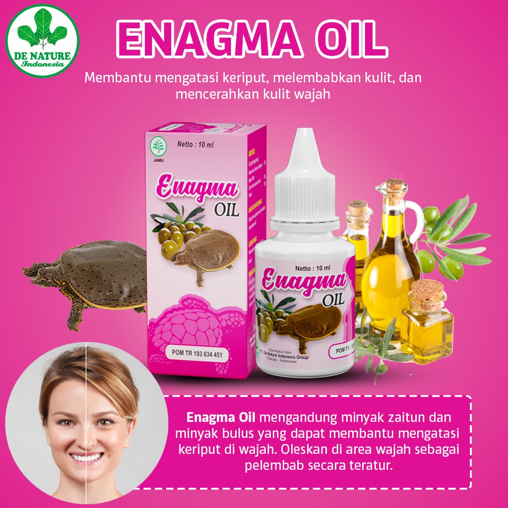 Enagma Oil De Nature Obat Herbal Minyak Pembesar Payudara- Mr P- Penghilang Stretch Mark- Luka Bakar