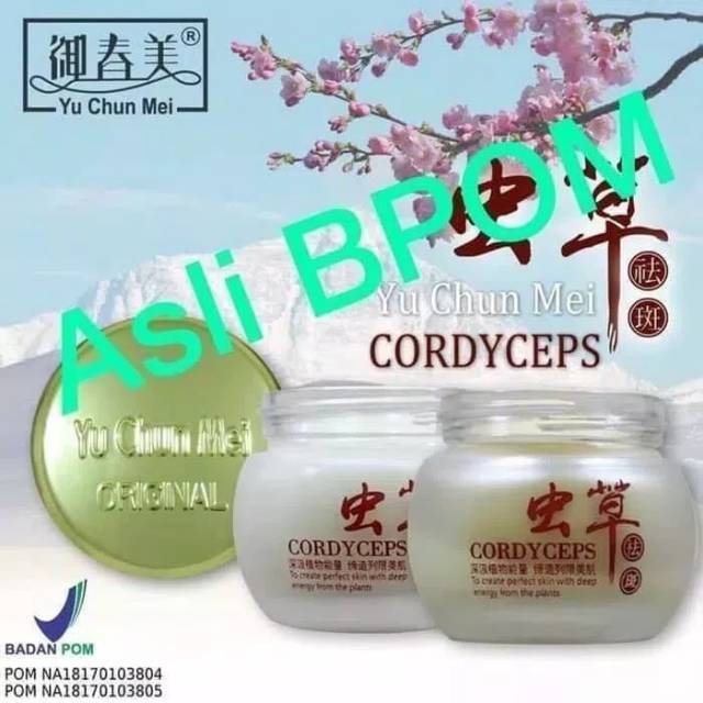 YU CHUN MEI CORDYCEPS NIGHT CREAM BPOM ORIGINAL