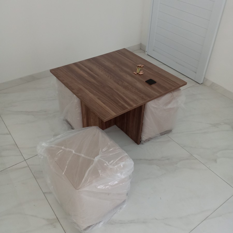 INFORMA COFFEE TABLE CHAIR SET NEW