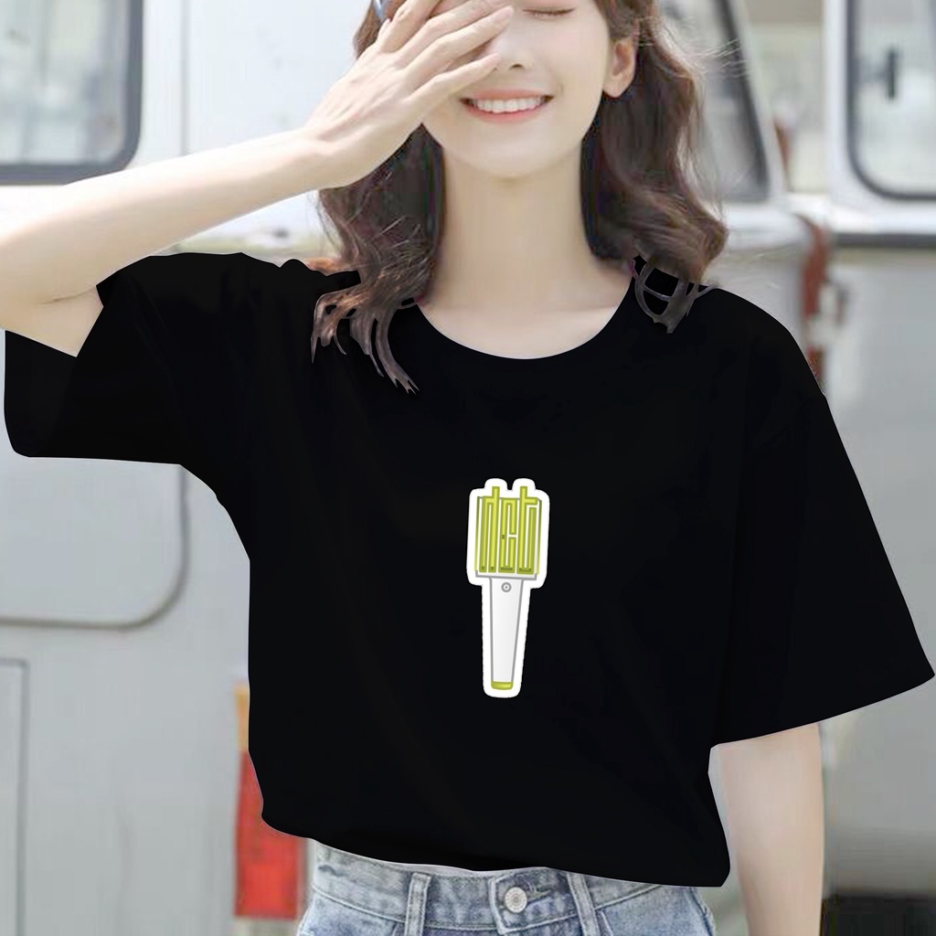 CALVIERO SHOP - BAJU KAOS ATASAN WANITA PRINT LOGO NCT MIC