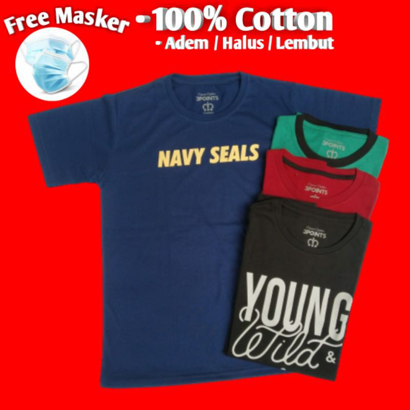 Baju Kaos Distro Dewasa Pria Cowok Premium Branded Murah
