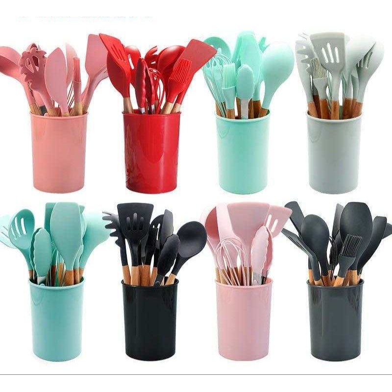 Silicone Utensil Set 13pcs Spatula Silicone