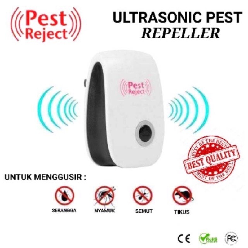 ORI ALAT PENGUSIR NYAMUK TIKUS KECOA LALAT PEST REJECT PERANGKAP JEBAKAN ULTRASONIC REPELLER RIDDEX