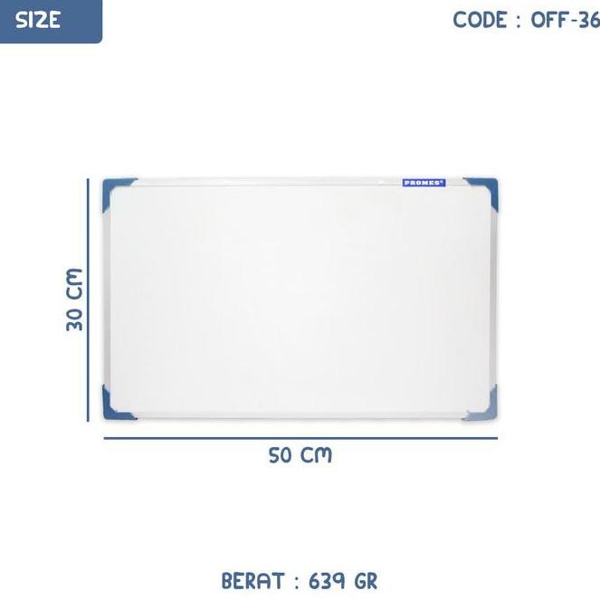 

[SKU : HLK9F] White Board Kecil Papan Tulis Gantung Ukuran 50X30 Cm (Off-36)