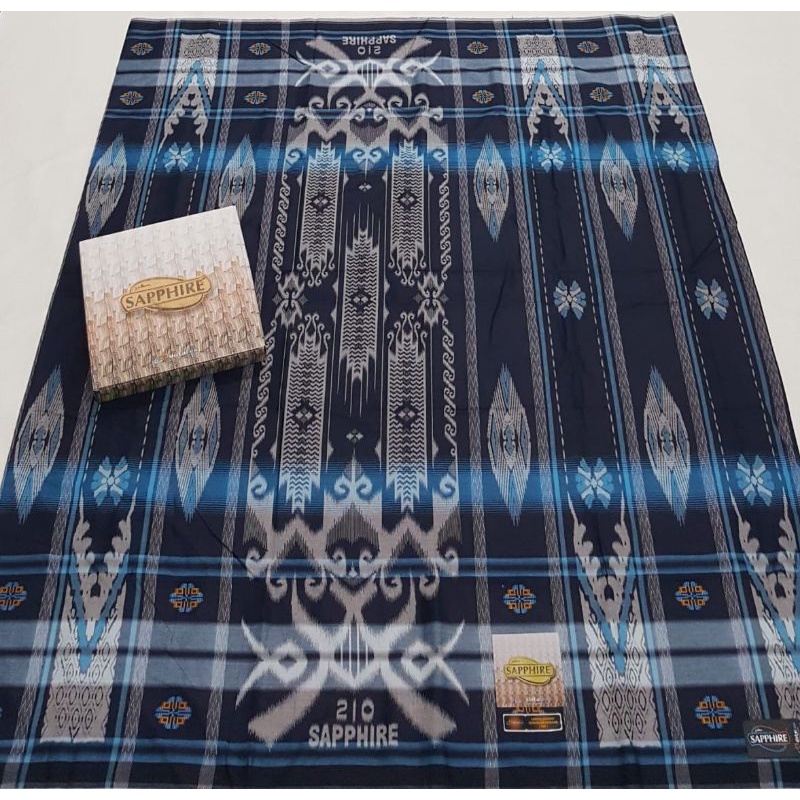 SARUNG MOTIF SONGKET | SARUNG SAPPHIRE | SAPPHIRE GUNUNGAN KEMBANG