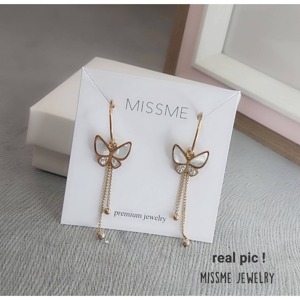 ANTING PESTA TITANIUM KUPU KUPU HELIA EARING