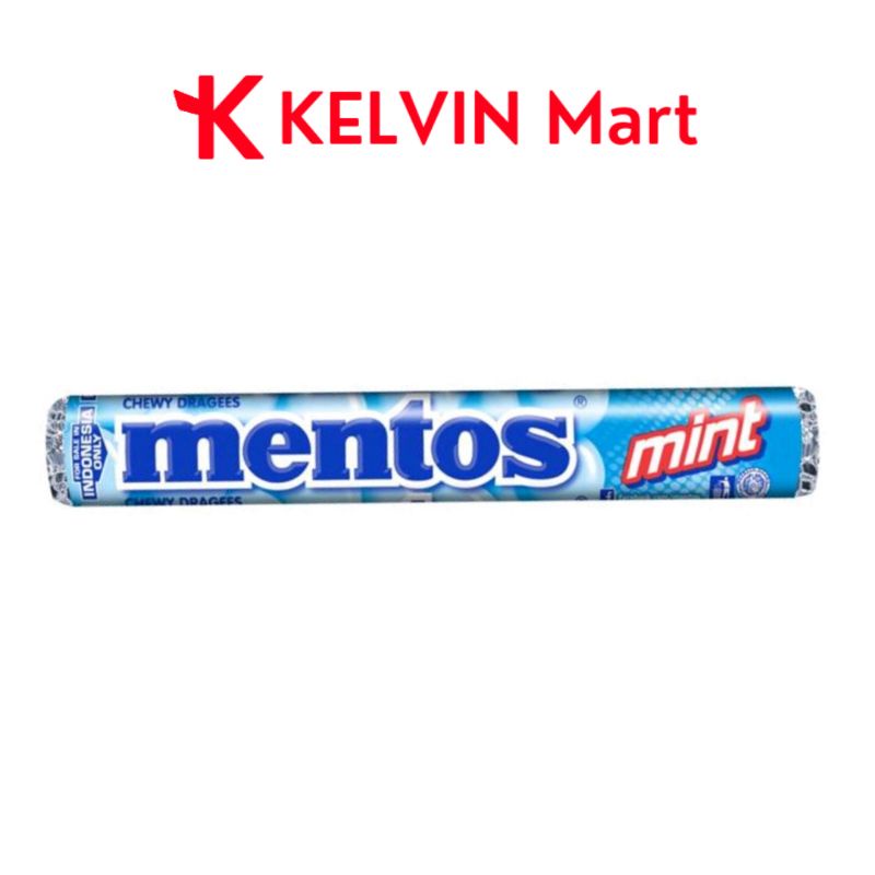 

Mentos Candy Mint Roll Pck 37g | Permen Mentos | KELVIN Mart