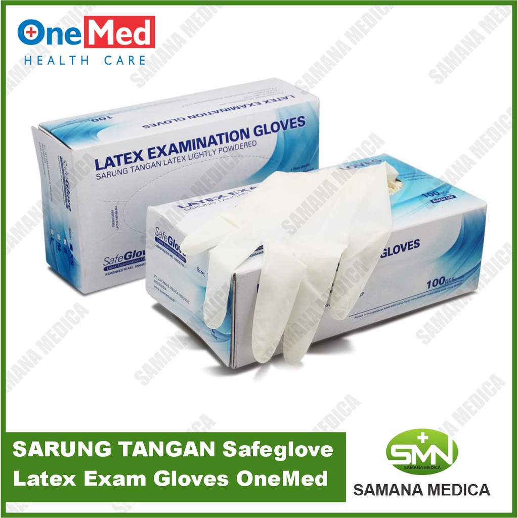 Sarung tangan latex safeglove ONEMED