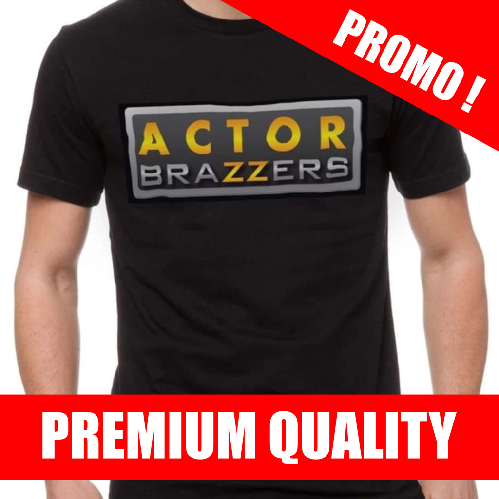 TERBATAS  KAOS PAKAIAN BAJU T SHIRT DISTRO ACTOR BRAZZERS BAHAN PRINTING Kaos T-shirt T Shirt Baju