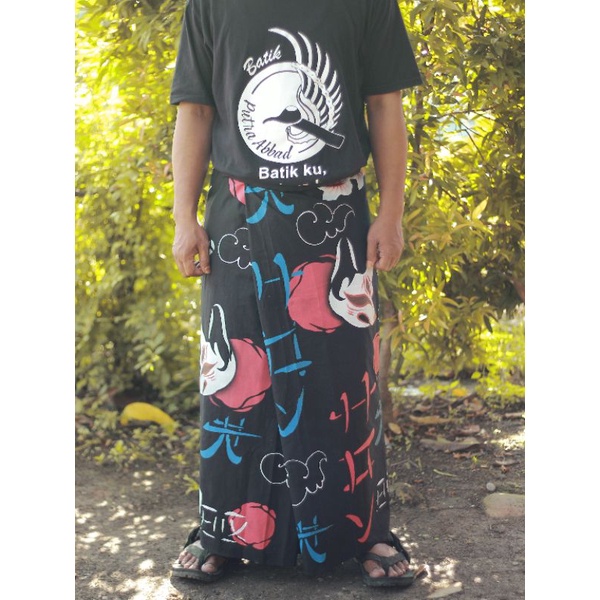 baju SARUNG BATIK LUKIS ANIME SHINOBI | SARUNG LUKIS MOTIF TERBARU | SARUNG BATIK PEKALONGAN | SARUNG RAI SOBAT GURUN bisa custom