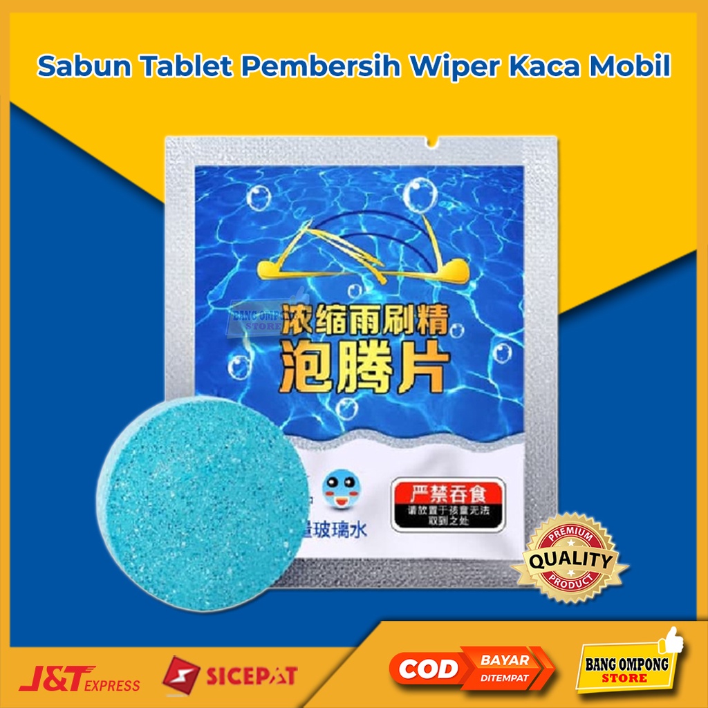 Wiper Fluid Tablet Sabun Pembersih Kaca Mobil Cairan Pembersih Wiper Kaca Mobil