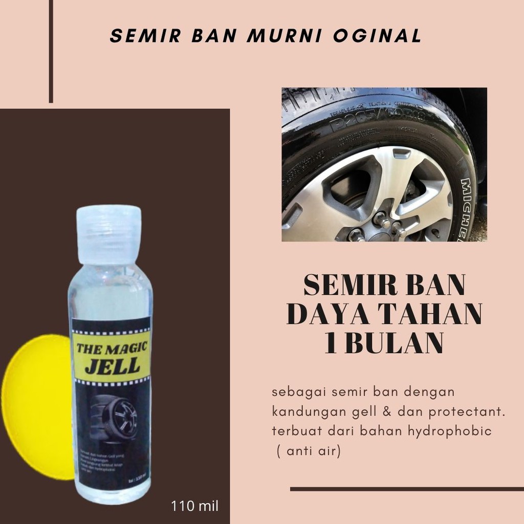 Semir Penghitam Body Karet Ban Motor Dan Mobil Original