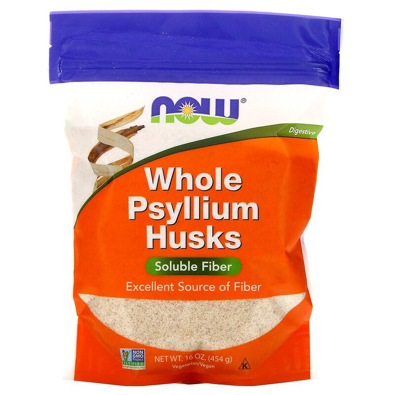 

Now Foods, Whole Psyllium Husks, 16 oz (454 g)