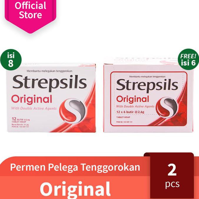 

Bestseller! Strepsils Pelega Tenggorokan Original-Buy 1 Dus Isi 8 Free 1 Dus Isi 6