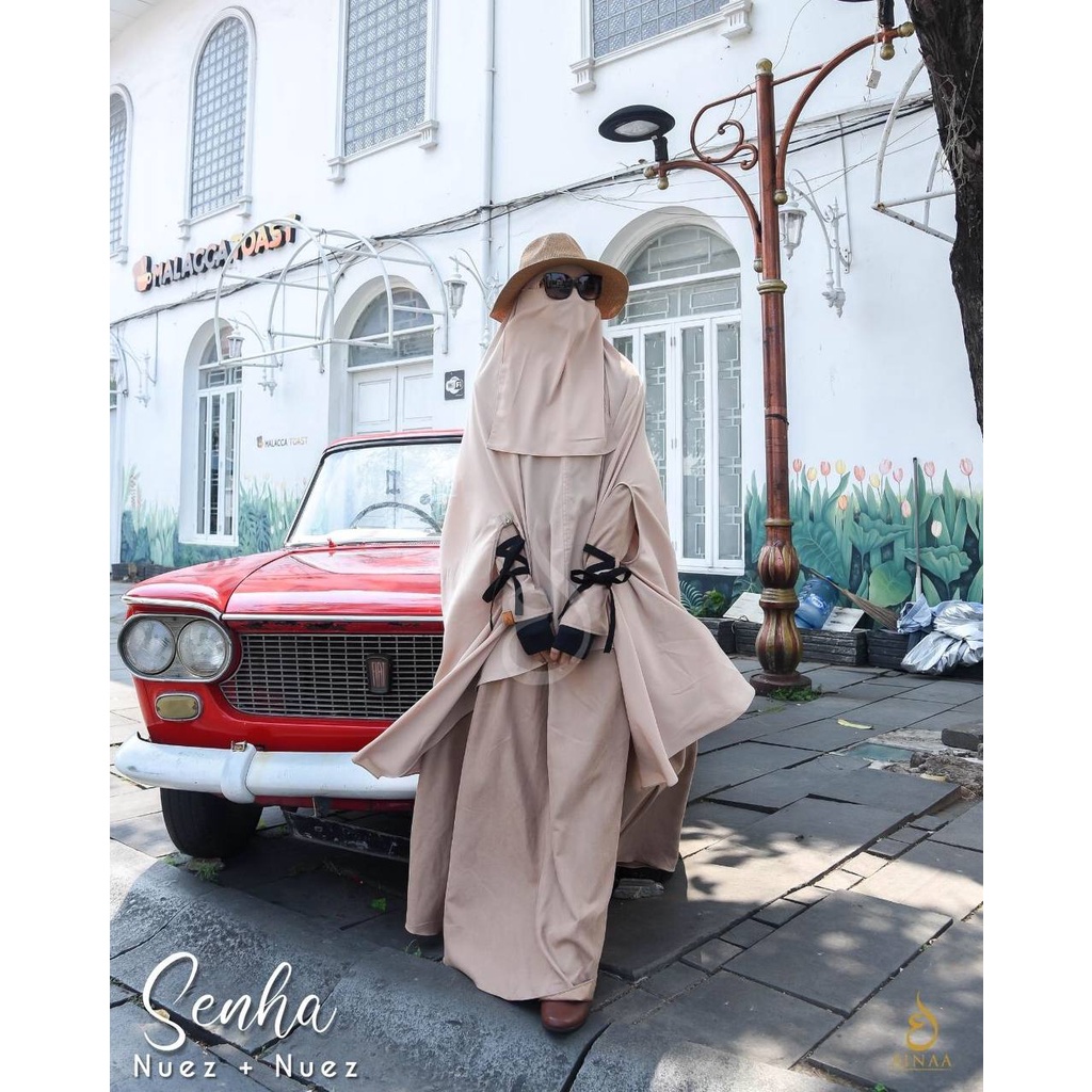SENHA GAMIS BY AINAA - ABAYA HIJAB SYARI POLOS