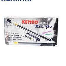 pulpen kenko easy gel hitam