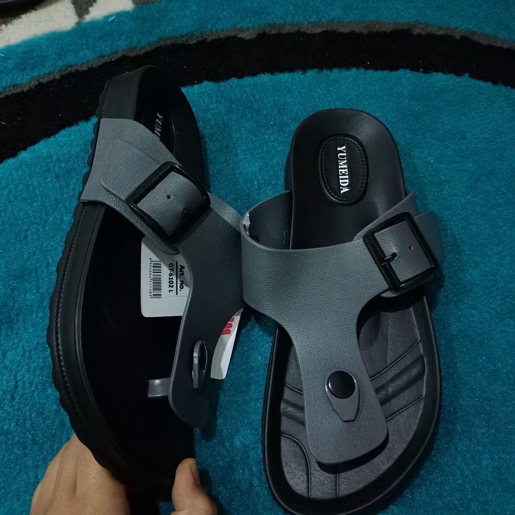 Sandal jepit laki-laki gesper  yumeida GT-6102L size (38-43) sandal peria dewasa terlaris