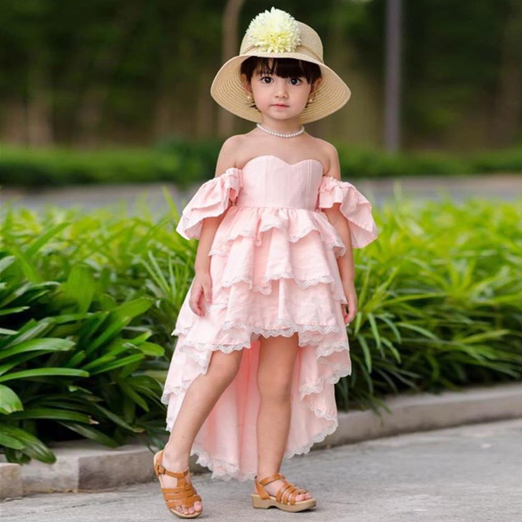 baby girl off shoulder dress