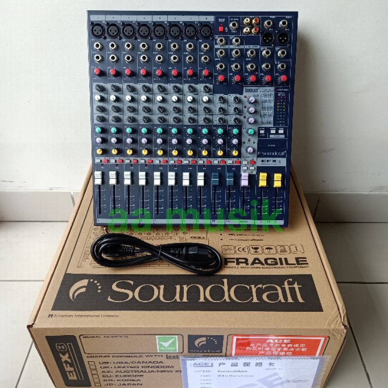 MIXER SOUNDCRAFT EFX8 EFFECT LEXICON EFX-8