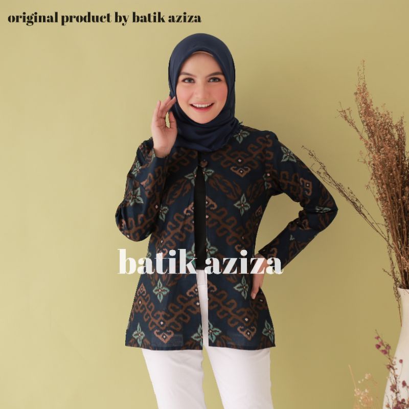 Outer Batik Blazer batik Wanita Lengan Panjang